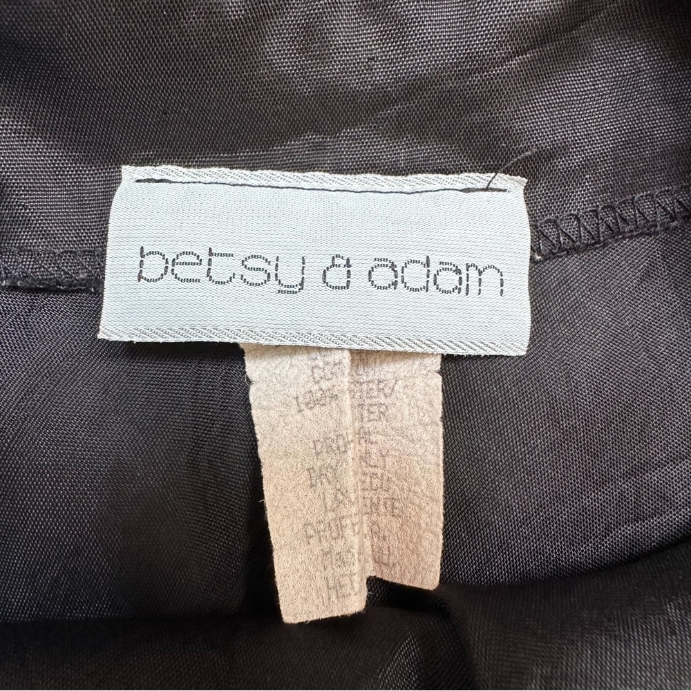 BETSY & ADAM Vintage simple black slip dress, XS. - Picture 4 of 6